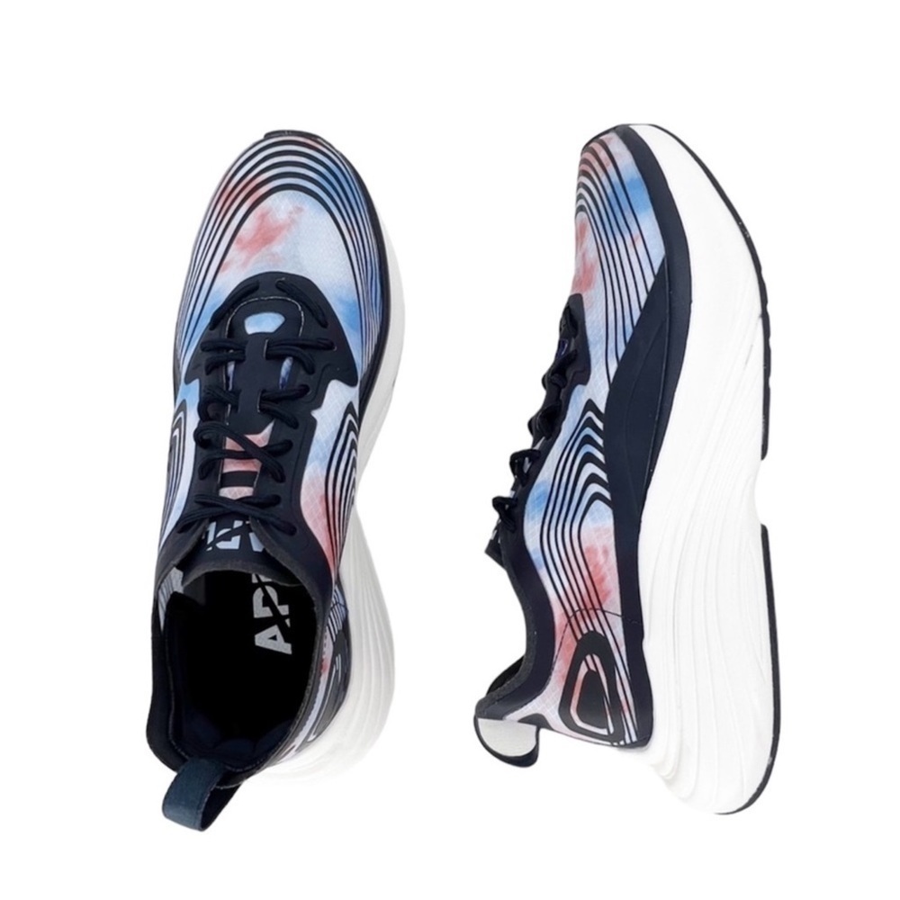 APL Streamline Running Shoes Size 8 Tie Dye Sneakers Blue Pink Black apl New
